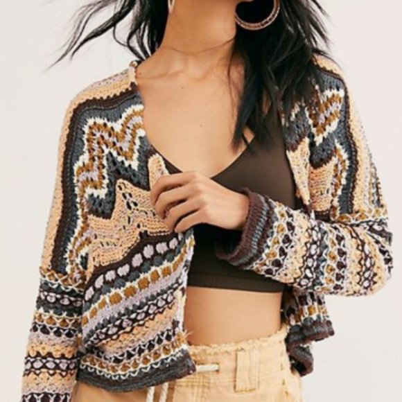 Free People Sweaters - NWT FP Feeling Nostalgic Cardigan